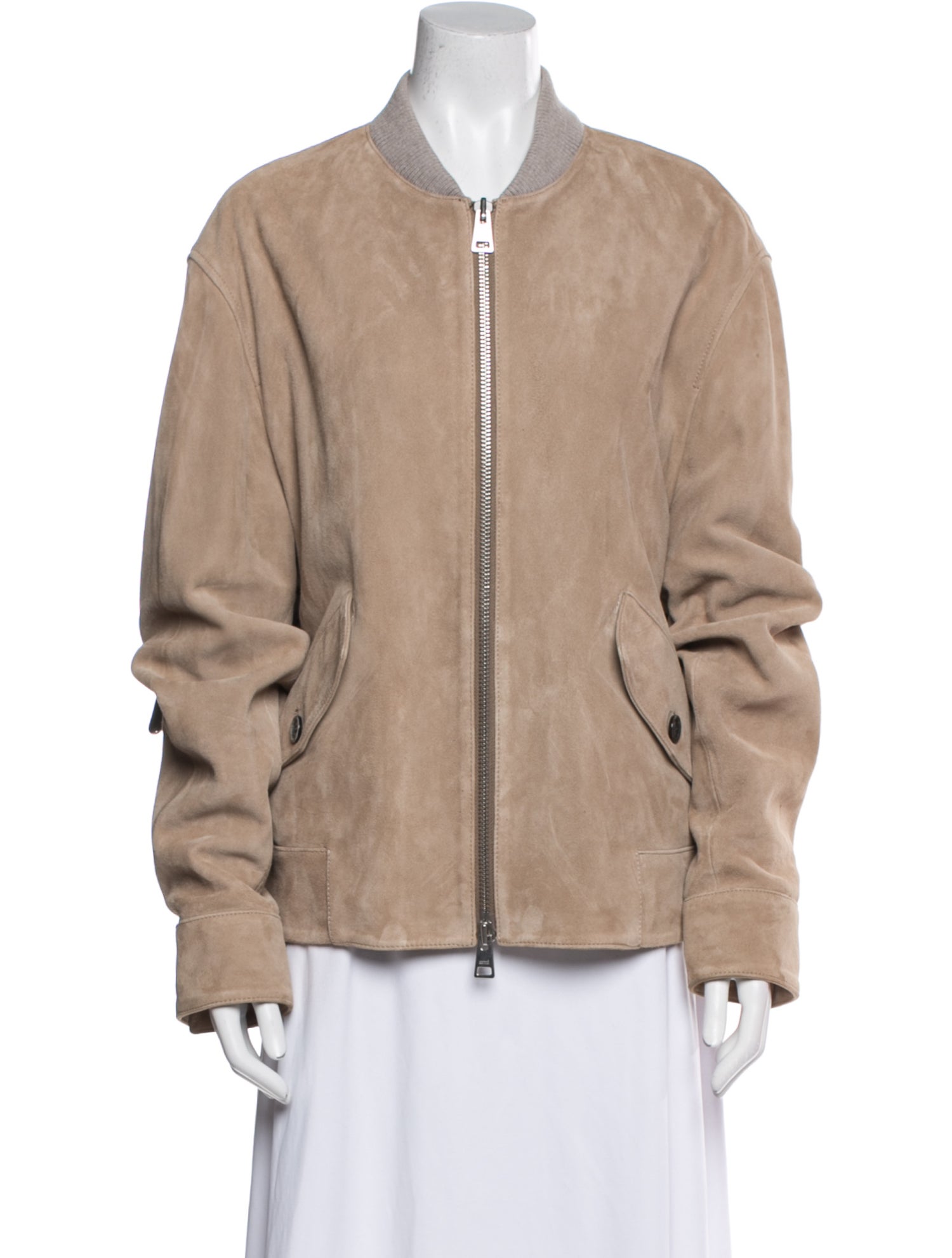 AMI Suede Bomber Jacket
