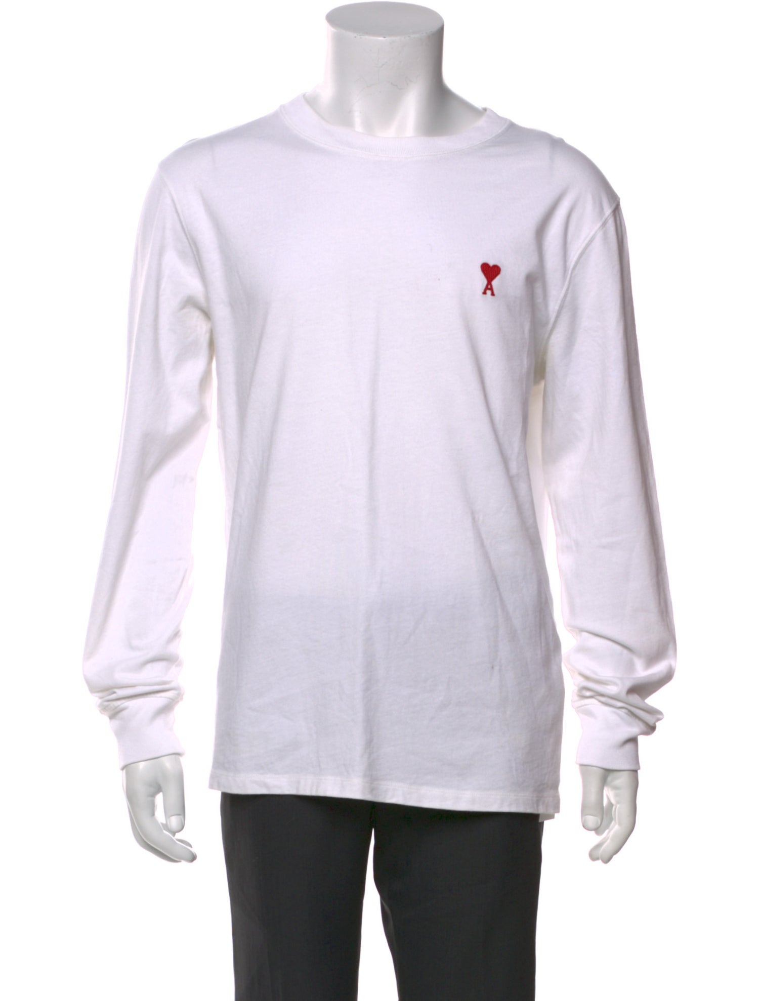 AMI Graphic Print Crew Neck T-Shirt