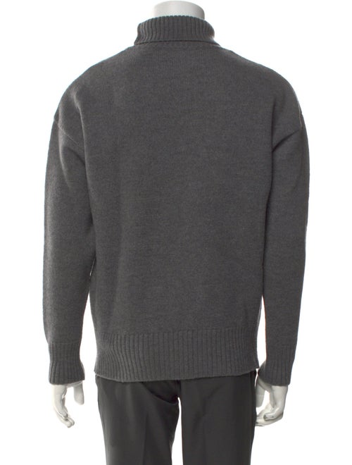 AMI Virgin Wool Graphic Print Pullover