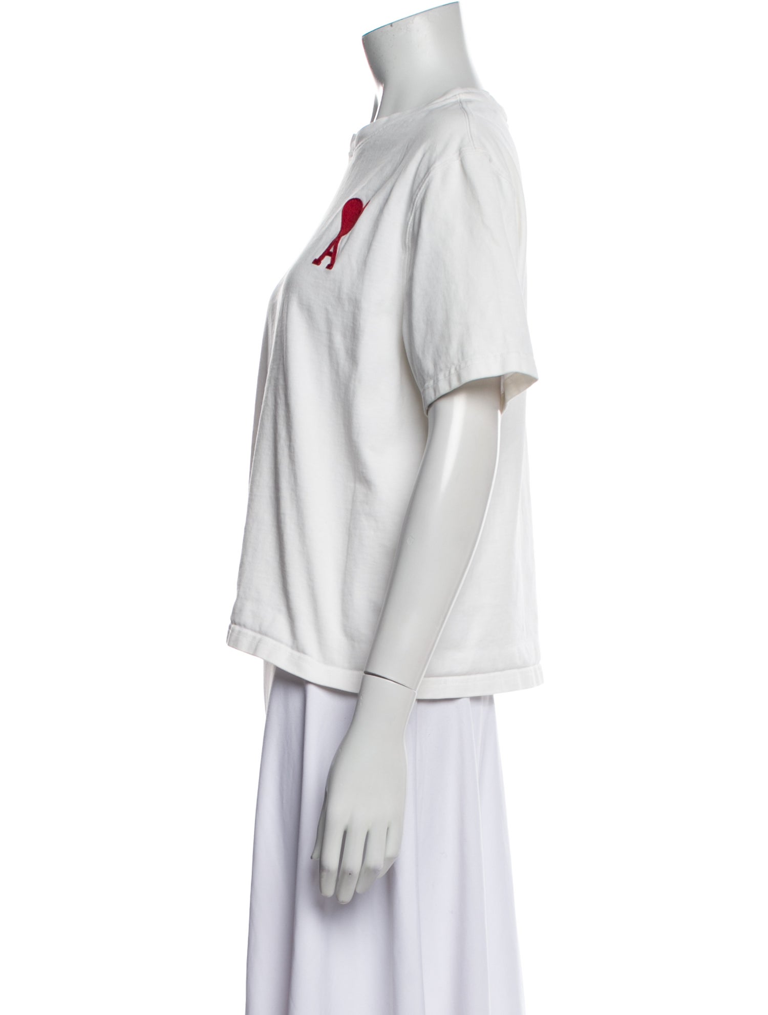 AMI Alexandre Mattiussi Graphic Print Crew Neck T-Shirt