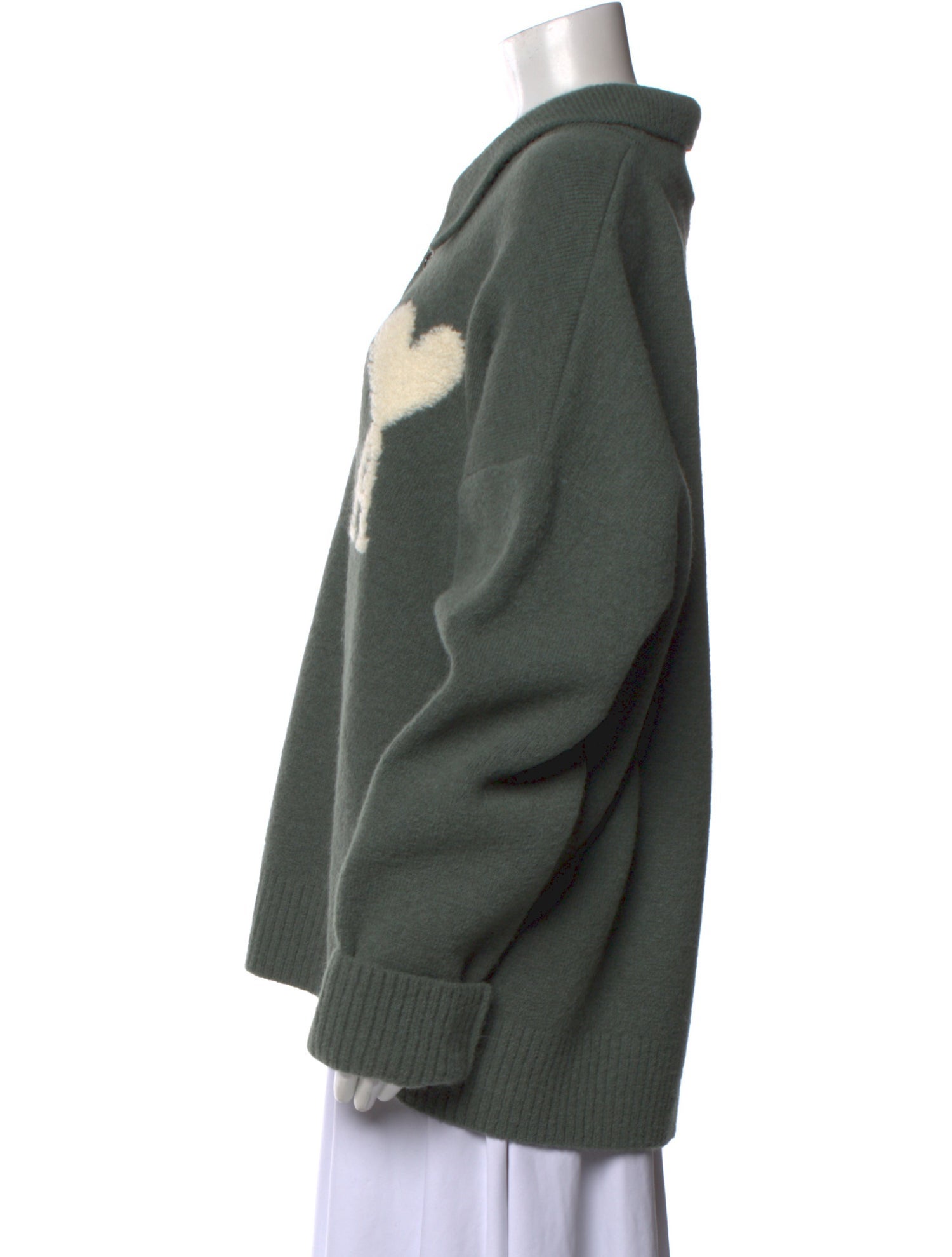 AMI Alpaca Crew Neck Sweater