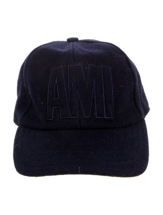 AMI Women's blue wool AMI baseball cap.