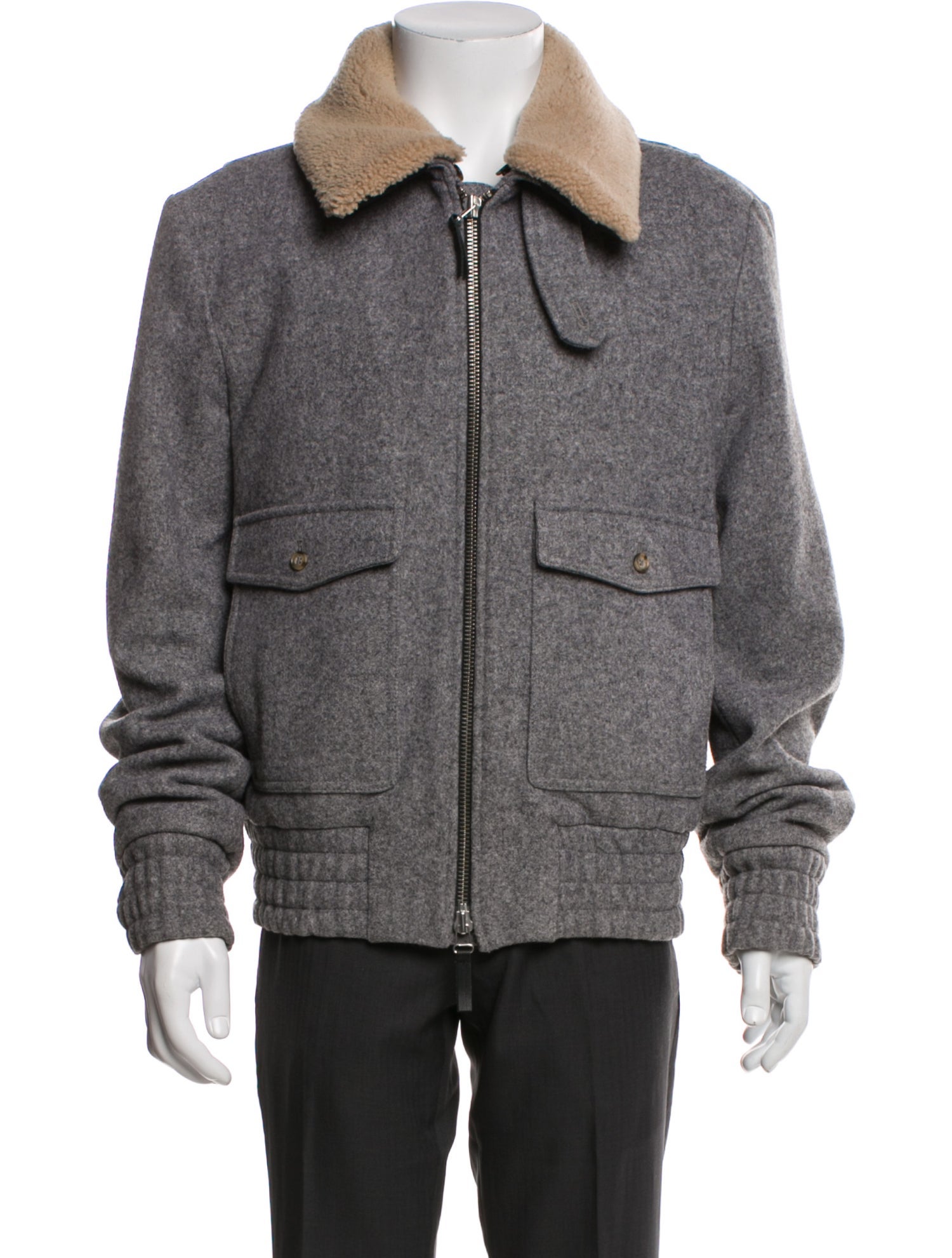 AMI Wool Puffer Coat