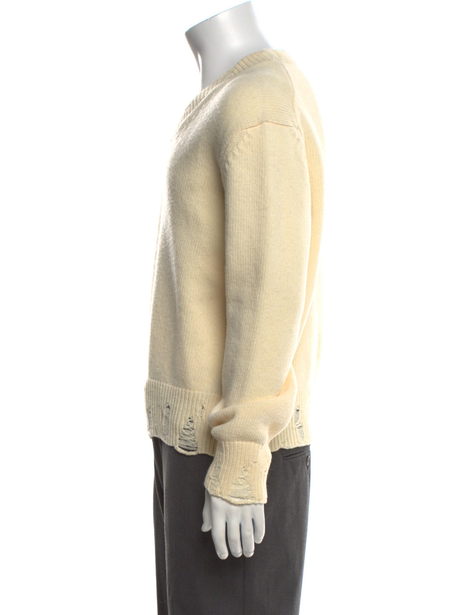 AMI Virgin Wool V-Neck Pullover