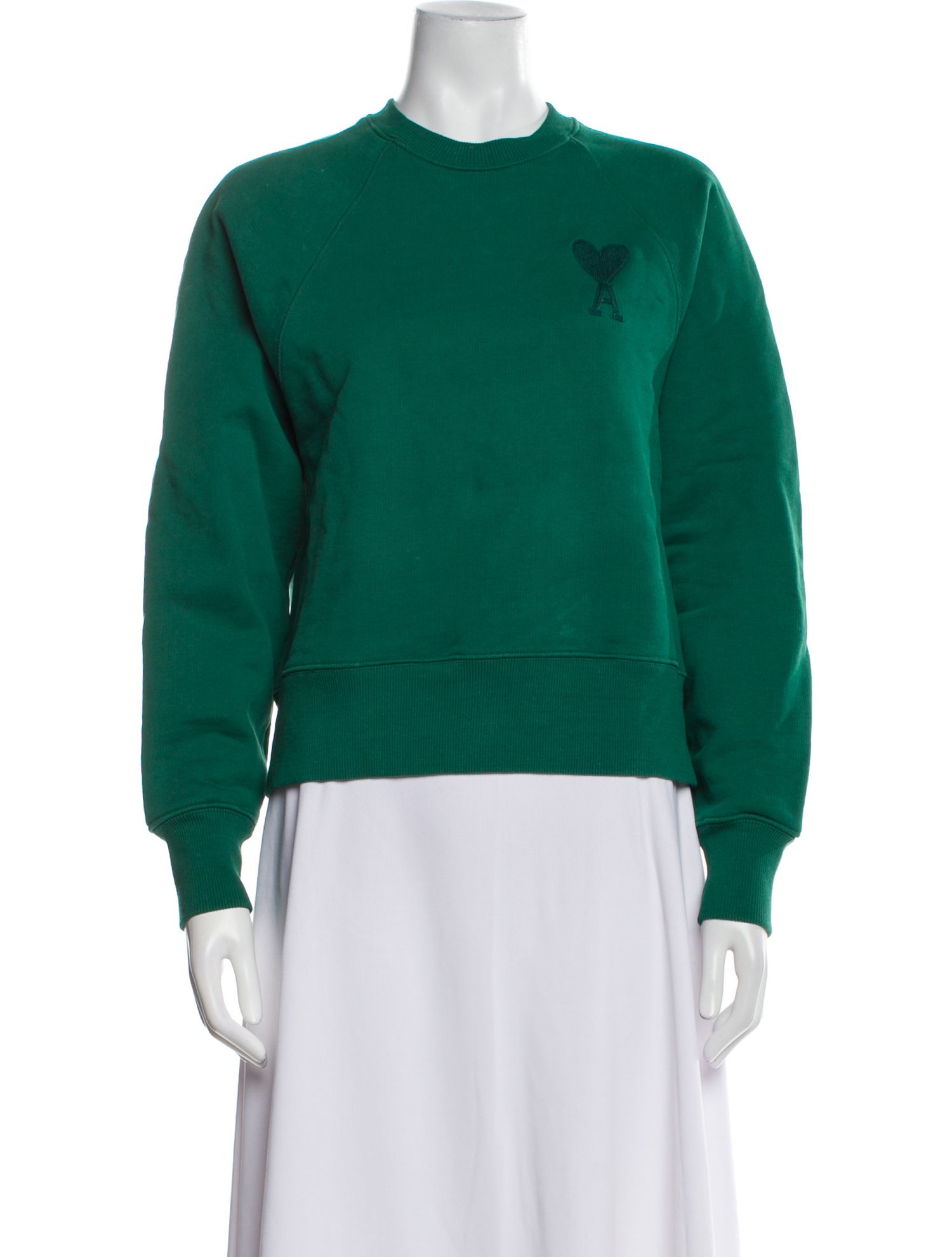 AMI Crew Neck Long Sleeve Sweatshirt