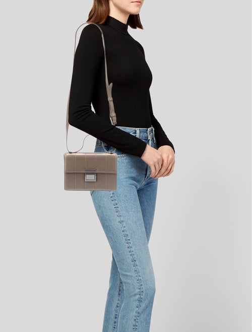 AMI Leather Crossbody Bag