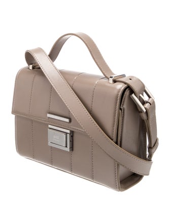 AMI Leather Crossbody Bag