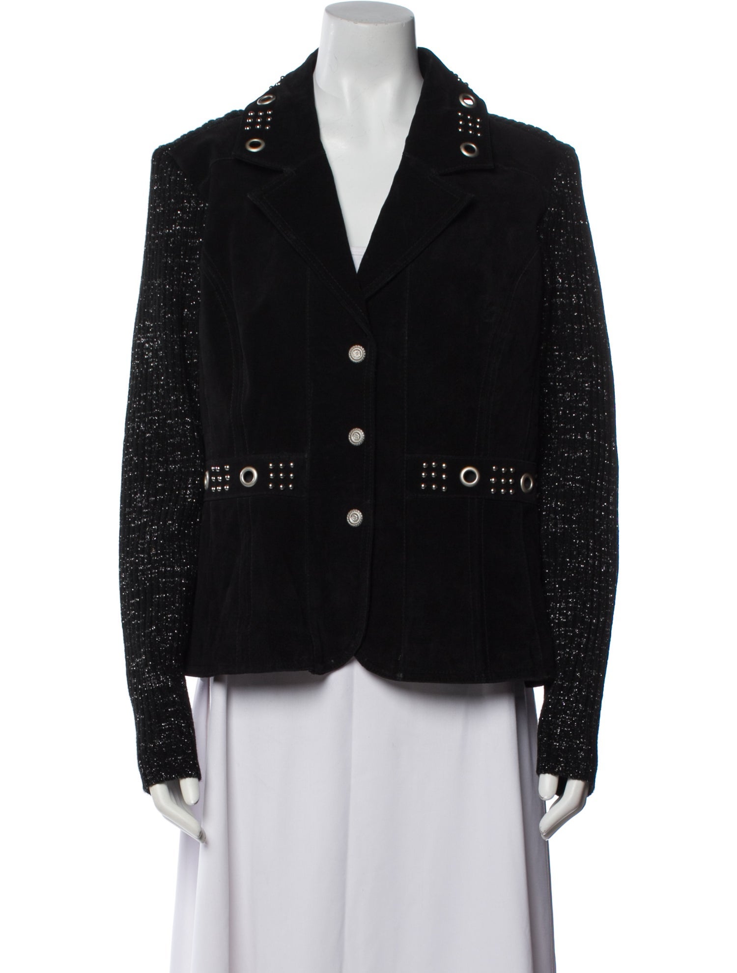 AMI Leather Evening Jacket