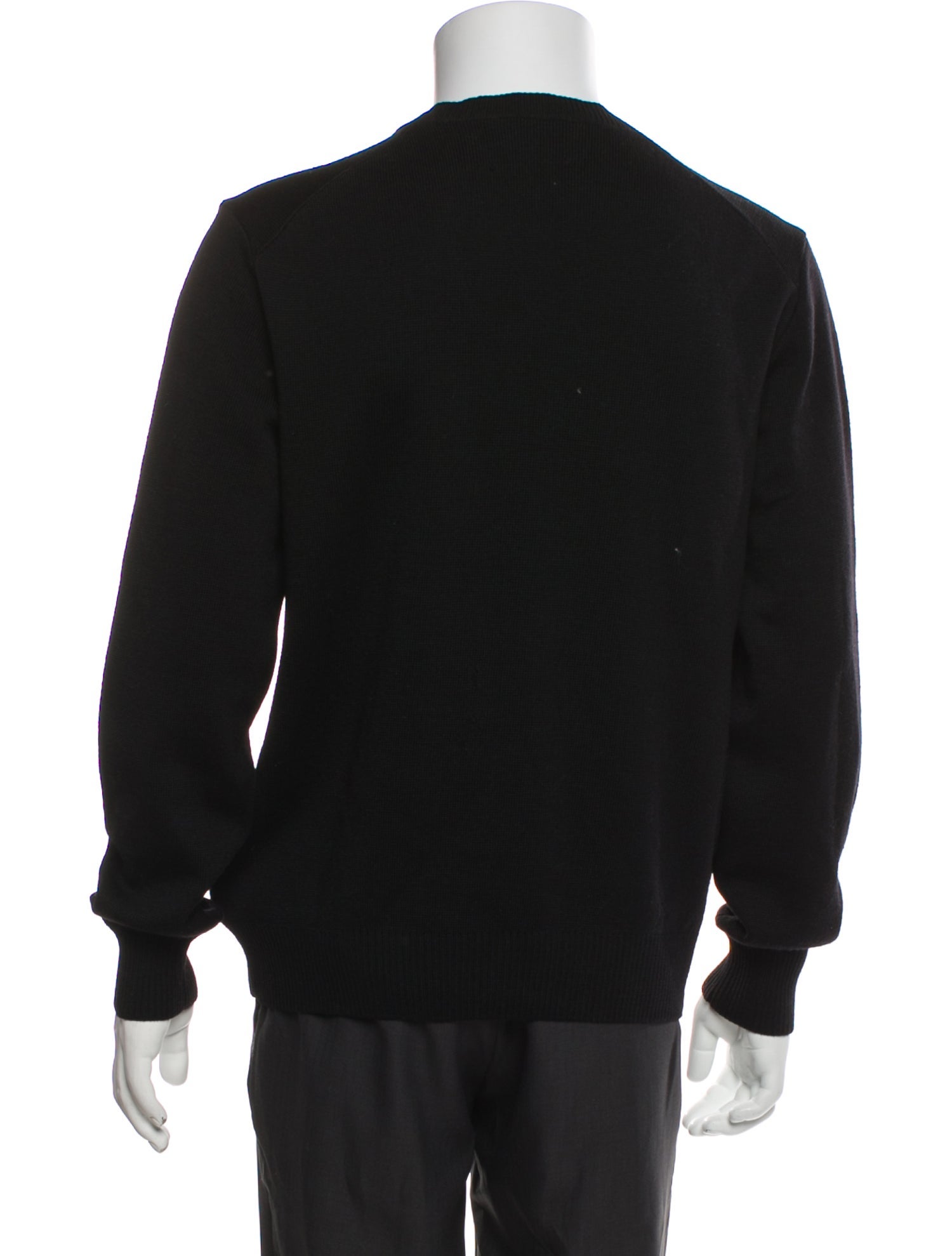 AMI Merino Wool Graphic Print Pullover