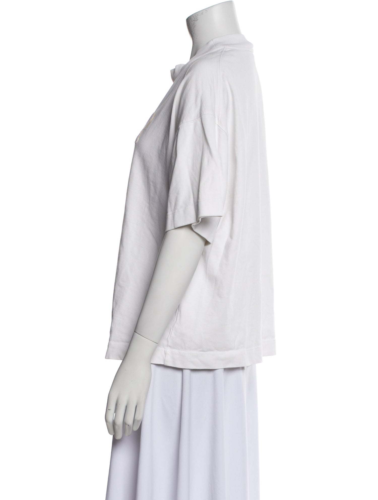 AMI Mock Neck Short Sleeve T-Shirt