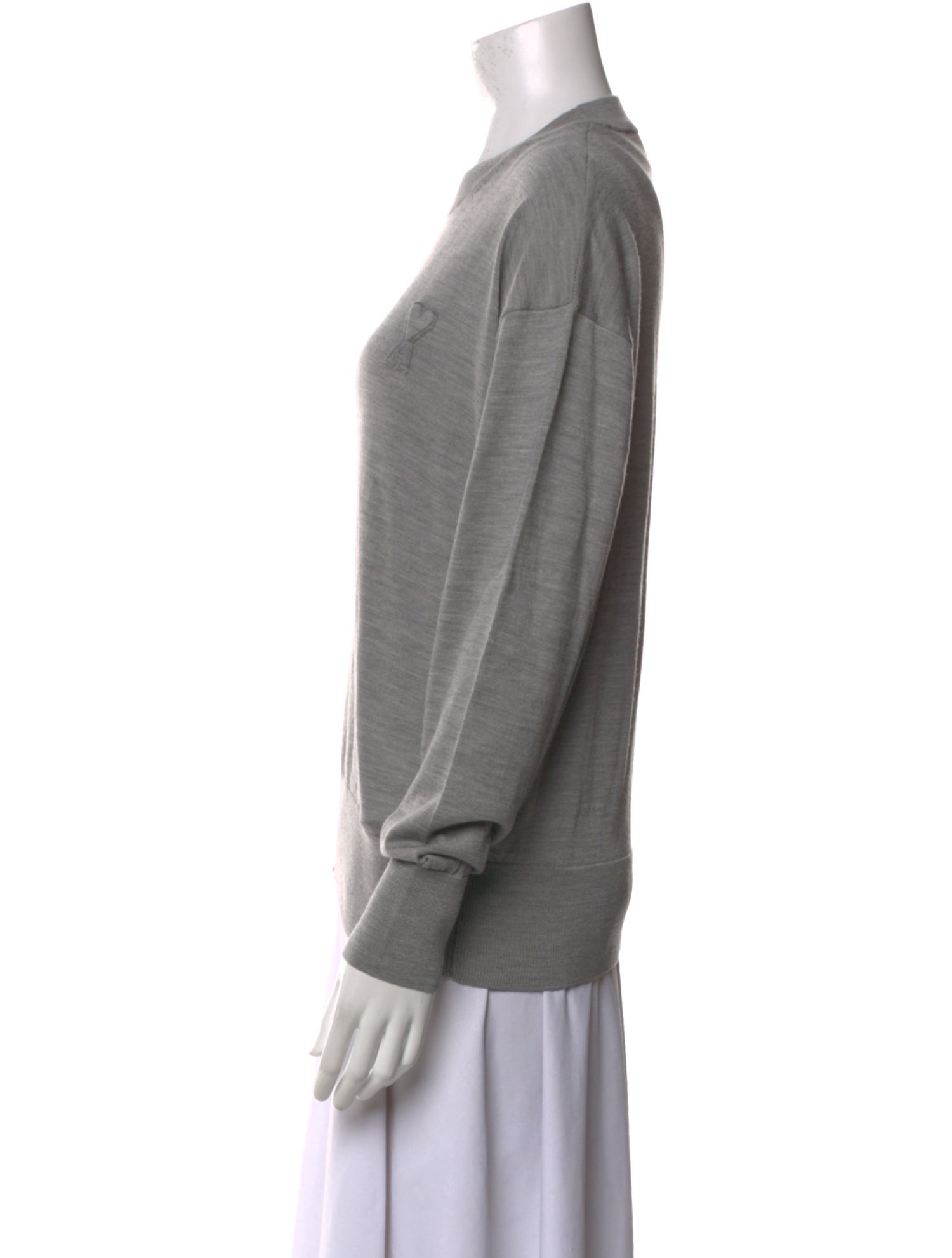 AMI Merino Wool Crew Neck Sweater