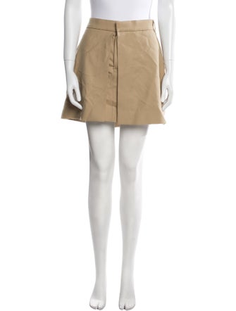 AMI Virgin Wool Mini Skirt