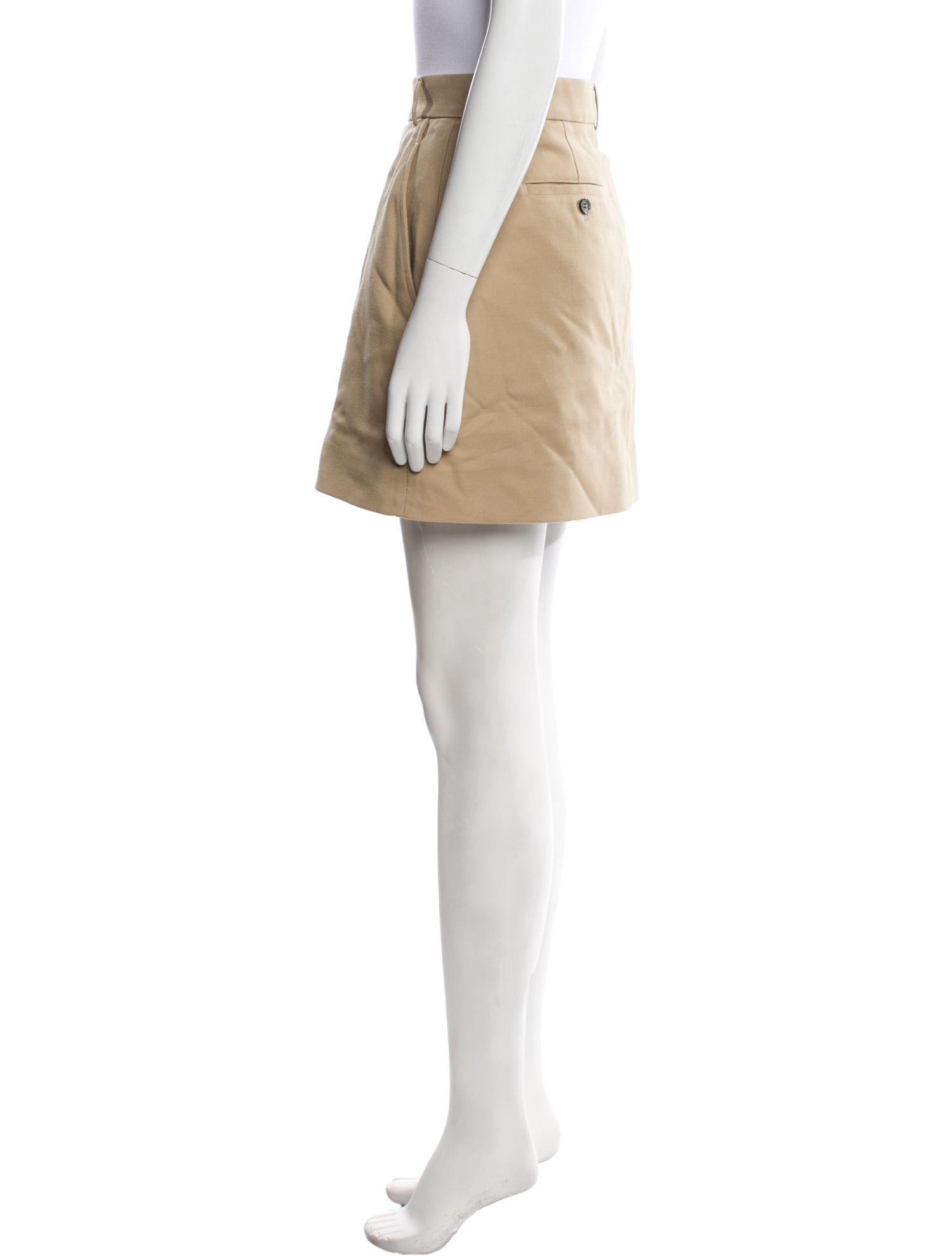 AMI Virgin Wool Mini Skirt