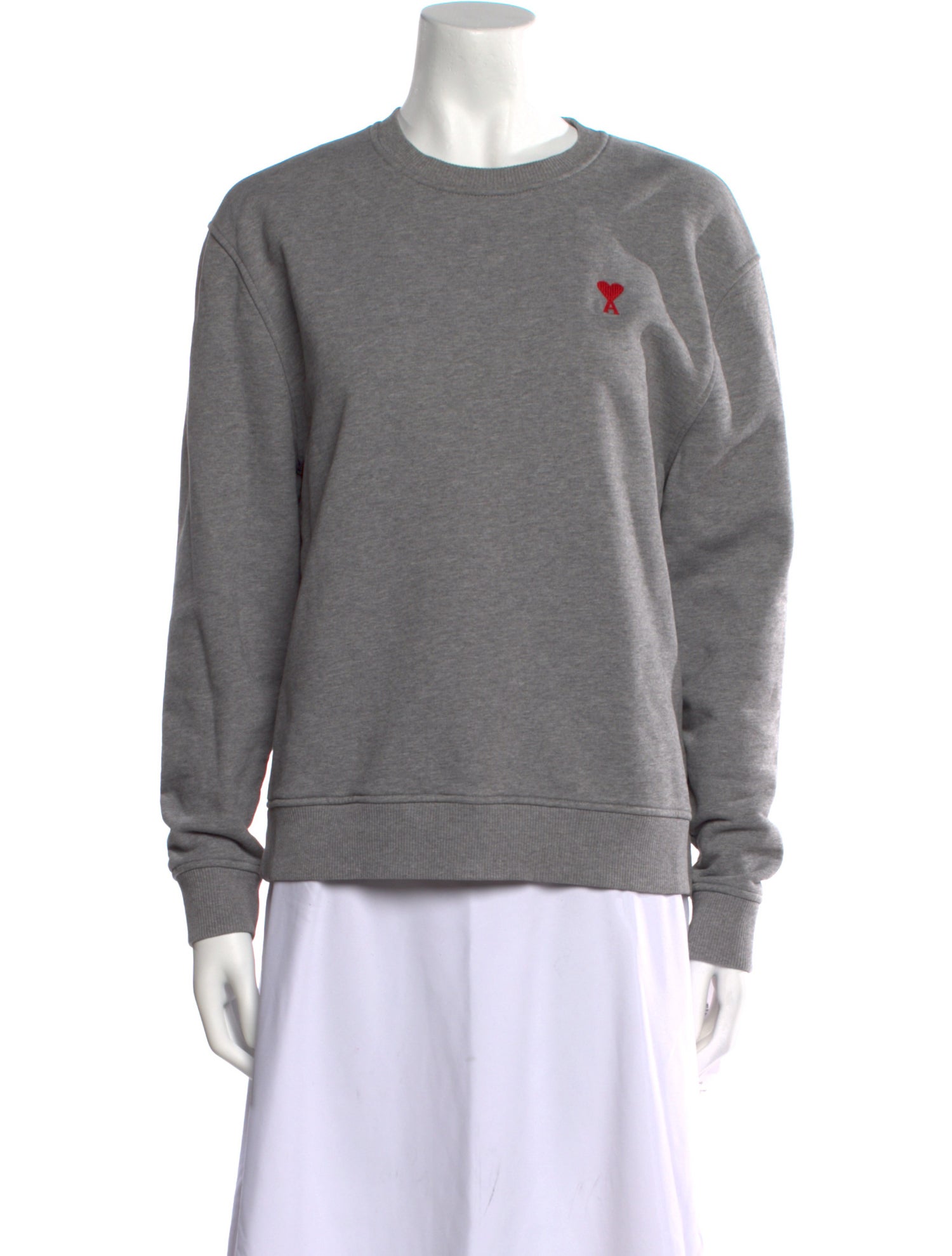 AMI Crew Neck Long Sleeve Sweatshirt