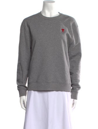 AMI Crew Neck Long Sleeve Sweatshirt