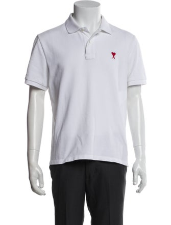AMI Crew Neck Short Sleeve Polo Shirt
