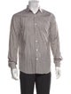AMI Plaid Print Long Sleeve Dress Shirt
