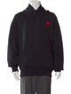 AMI Graphic Print Crew Neck Hoodie