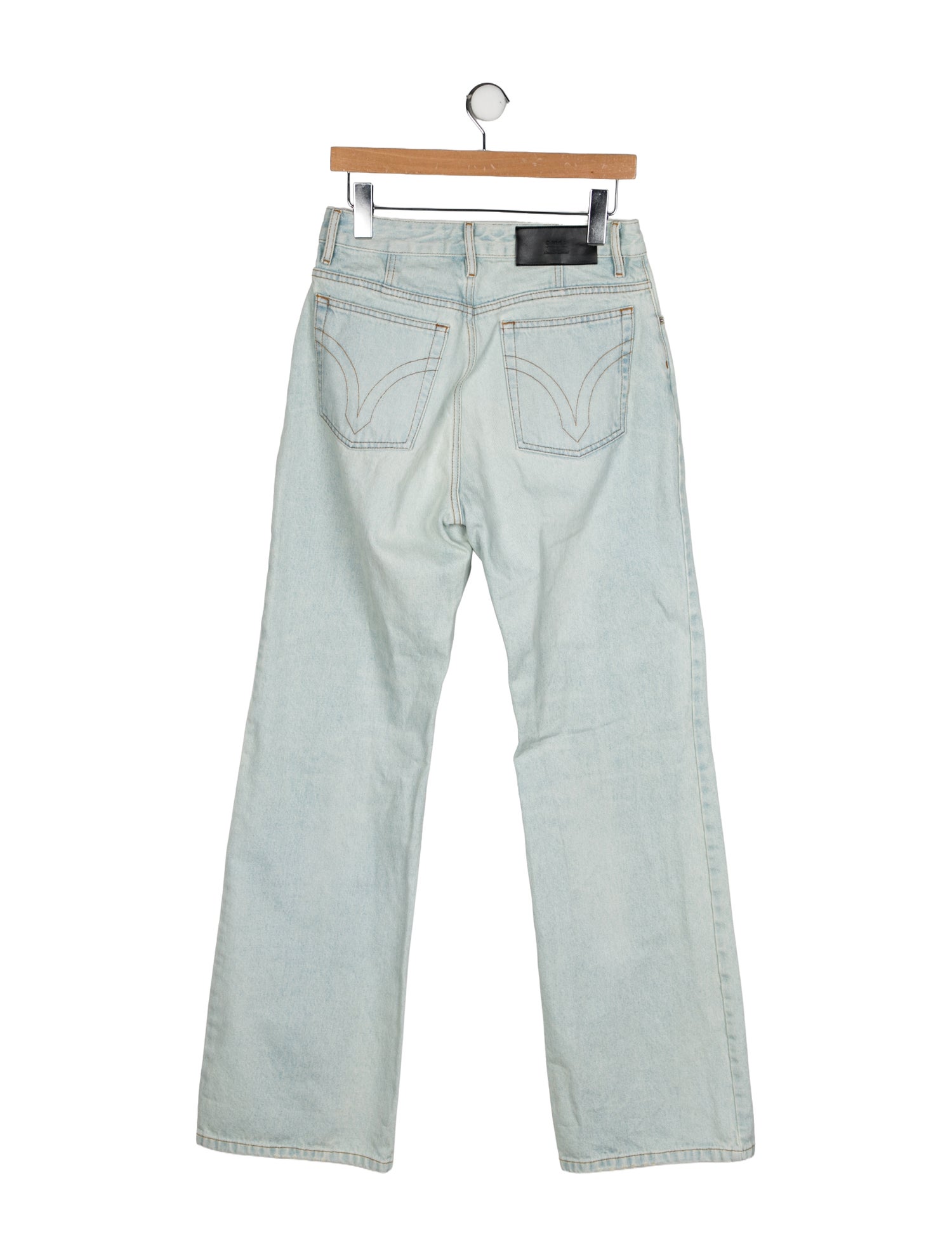 AMI High-Rise Wide Leg Jeans