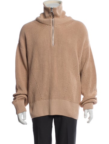 AMI Sweaters Turtleneck Long Sleeve Polo Sweater XL