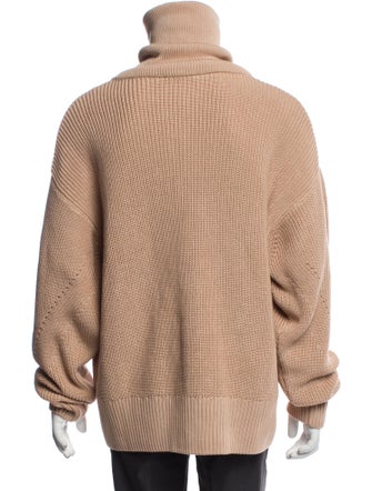 AMI Turtleneck Long Sleeve Polo Sweater