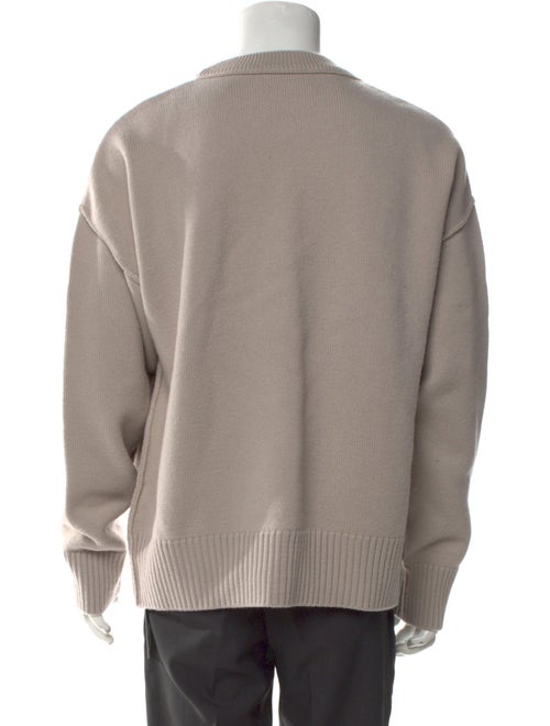 AMI Virgin Wool Graphic Print Pullover