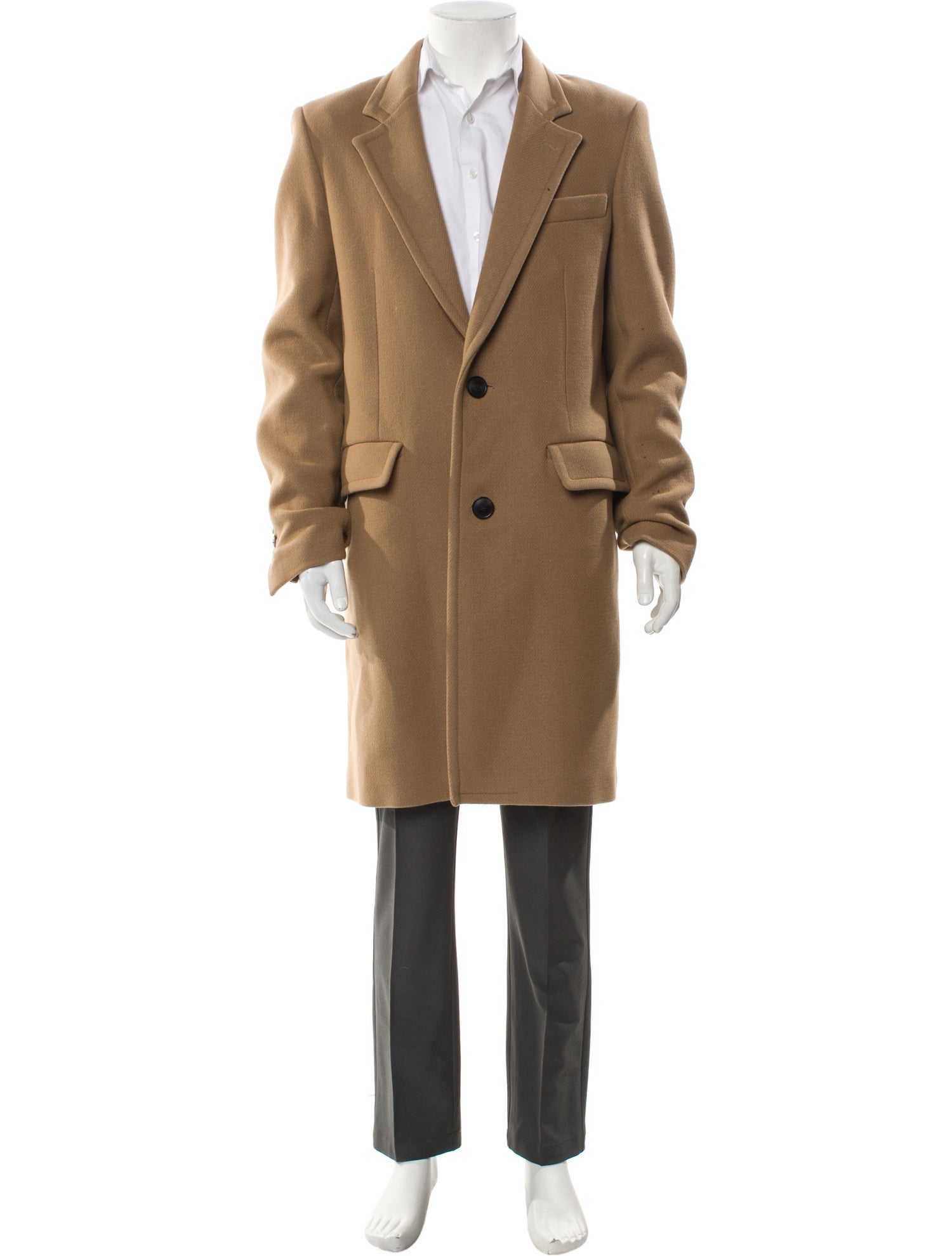 AMI Virgin Wool Overcoat