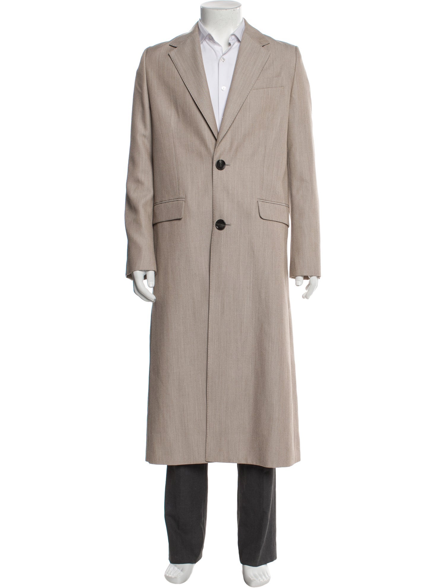 AMI Virgin Wool Overcoat