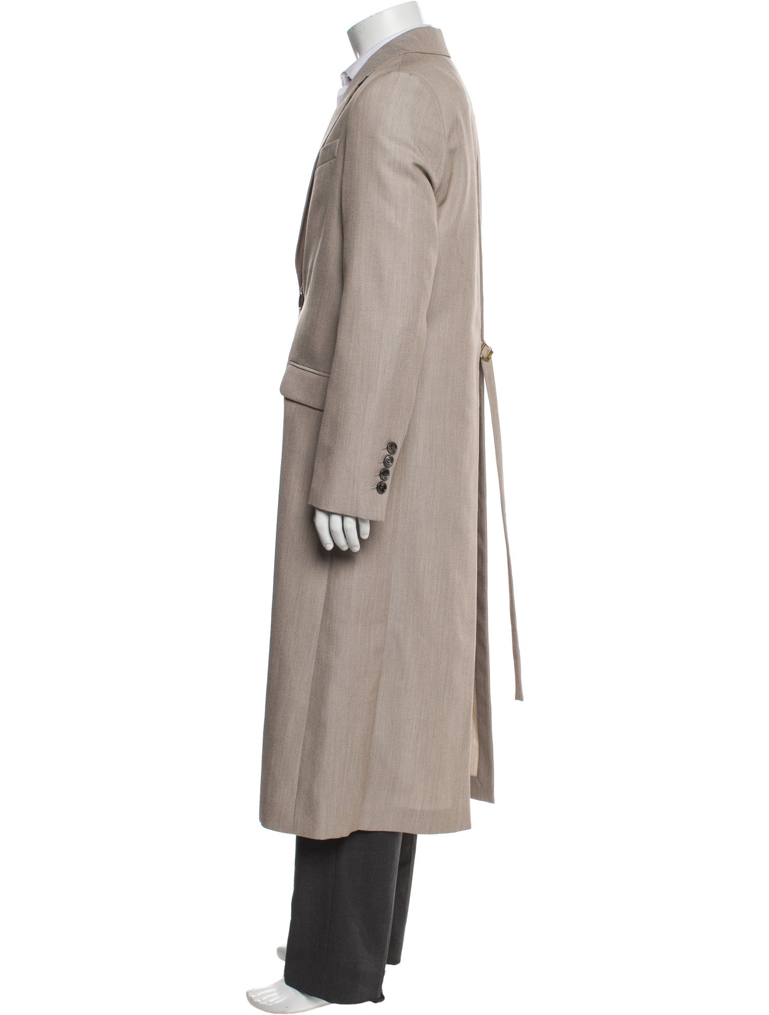 AMI Virgin Wool Overcoat