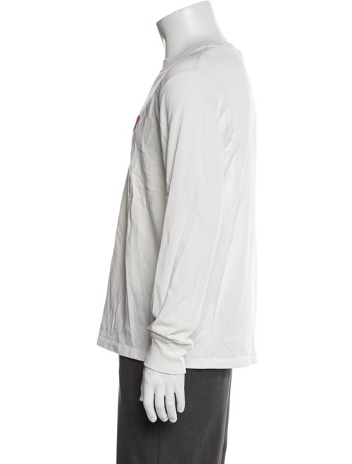 AMI Graphic Print Turtleneck Pullover