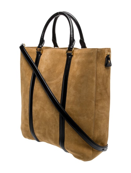 AMI Suede Shoulder Bag