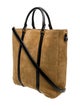 AMI Suede Shoulder Bag