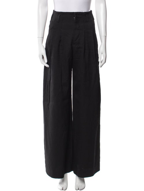 AMI Virgin Wool Wide Leg Pants