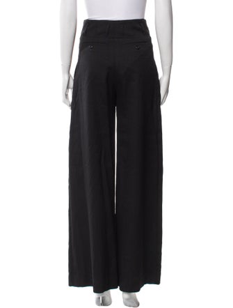 AMI Virgin Wool Wide Leg Pants