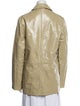 AMI Lamb Leather Blazer