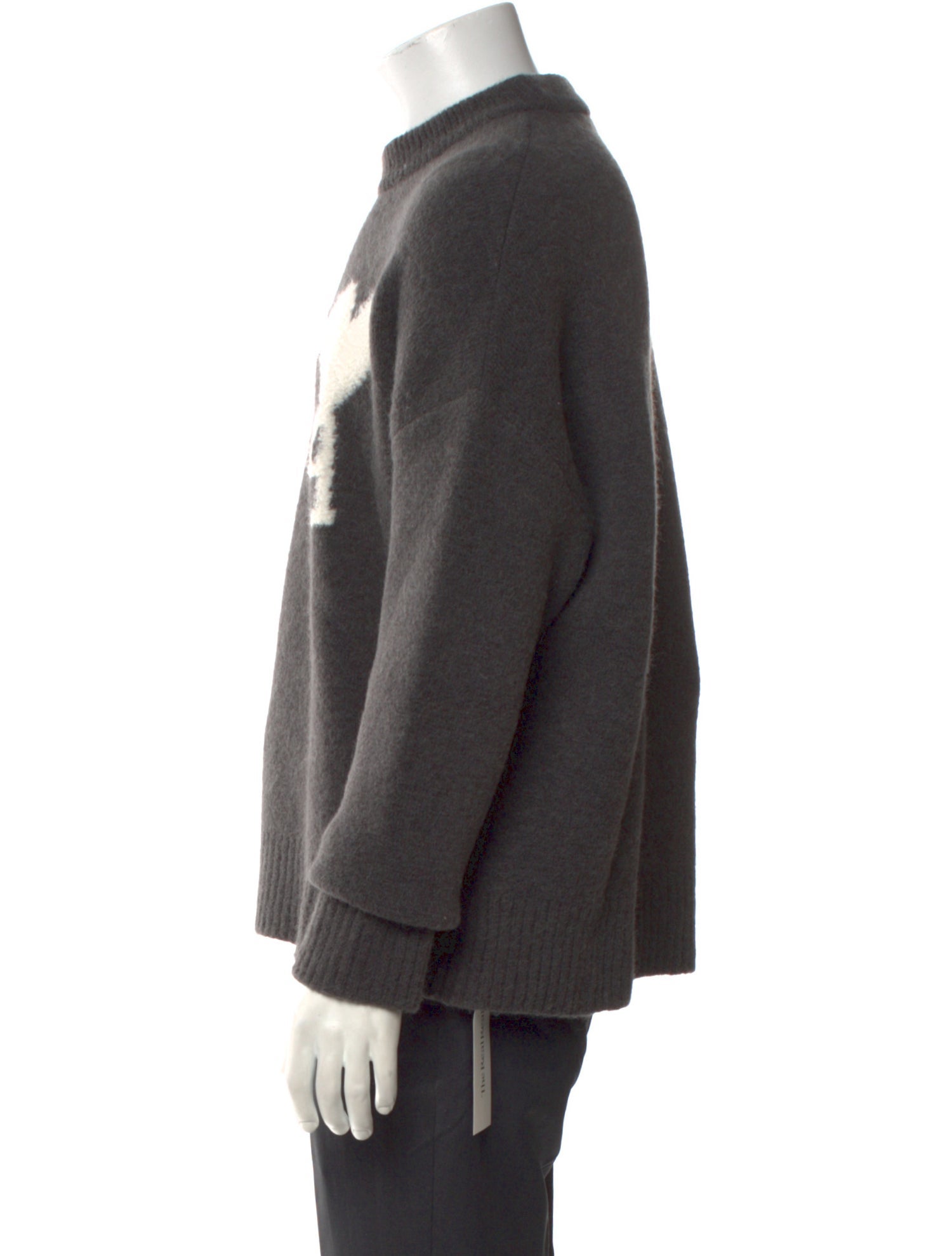 AMI Alpaca Graphic Print Pullover