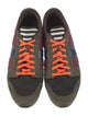 AMI Suede Colorblock Pattern Sneakers