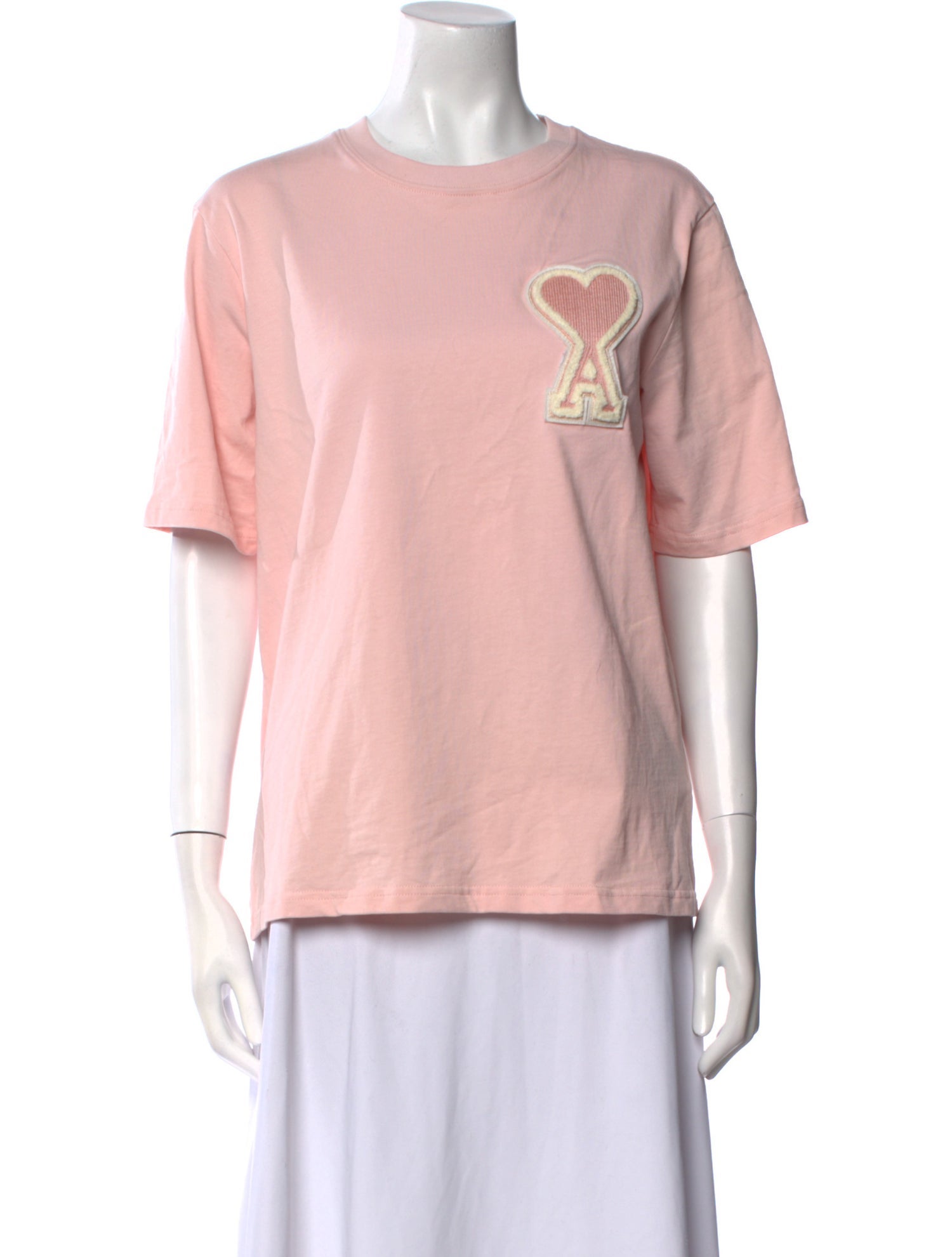 AMI Graphic Print Crew Neck T-Shirt