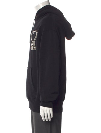 AMI Graphic Print Crew Neck Hoodie