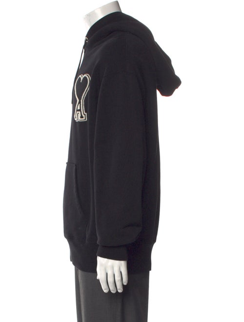 AMI Graphic Print Crew Neck Hoodie