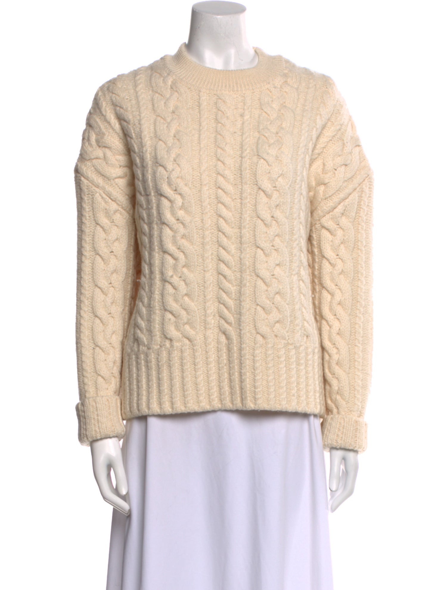 AMI Wool Crew Neck Sweater