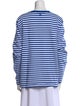 AMI Striped Crew Neck T-Shirt