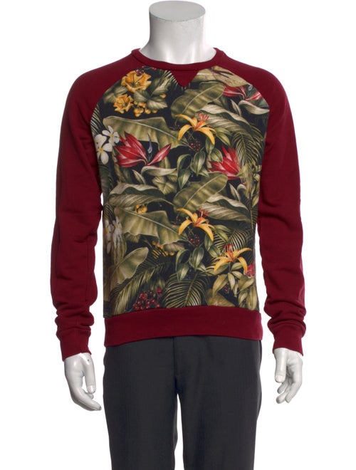 AMI Alexandre Mattiussi Printed Crew Neck Sweatshirt