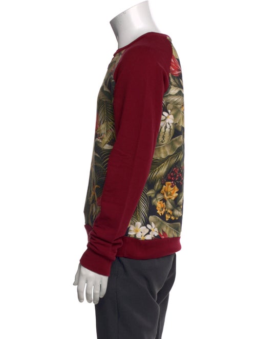 AMI Alexandre Mattiussi Printed Crew Neck Sweatshirt