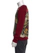 AMI Alexandre Mattiussi Printed Crew Neck Sweatshirt