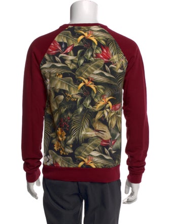 AMI Alexandre Mattiussi Printed Crew Neck Sweatshirt
