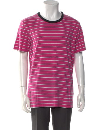 AMI Striped Crew Neck T-Shirt