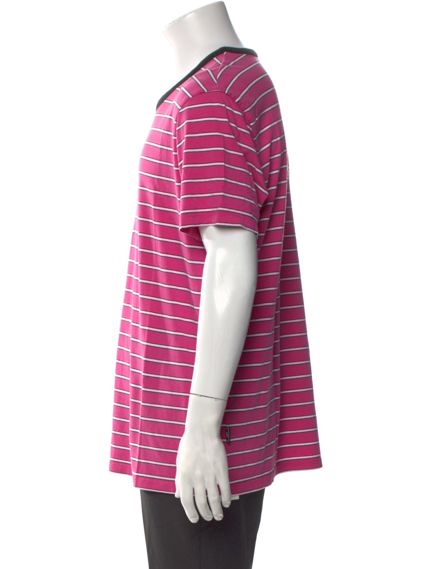 AMI Striped Crew Neck T-Shirt
