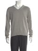 AMI Wool V-Neck Pullover