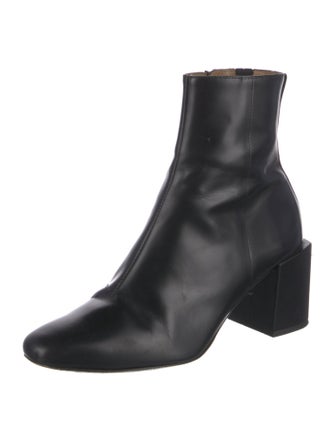 AMI Leather Sock Boots